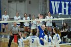 VB vs MHC  Wheaton Women's Volleyball vs Mount Holyoke College. - Photo by Keith Nordstrom : Wheaton, Volleyball, VB